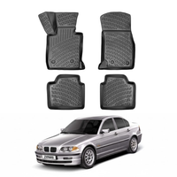 BMW 3 Series E46 Floor Mats 1997-2006, TPE All Weather, Non Slip Car Interior Floor Liner