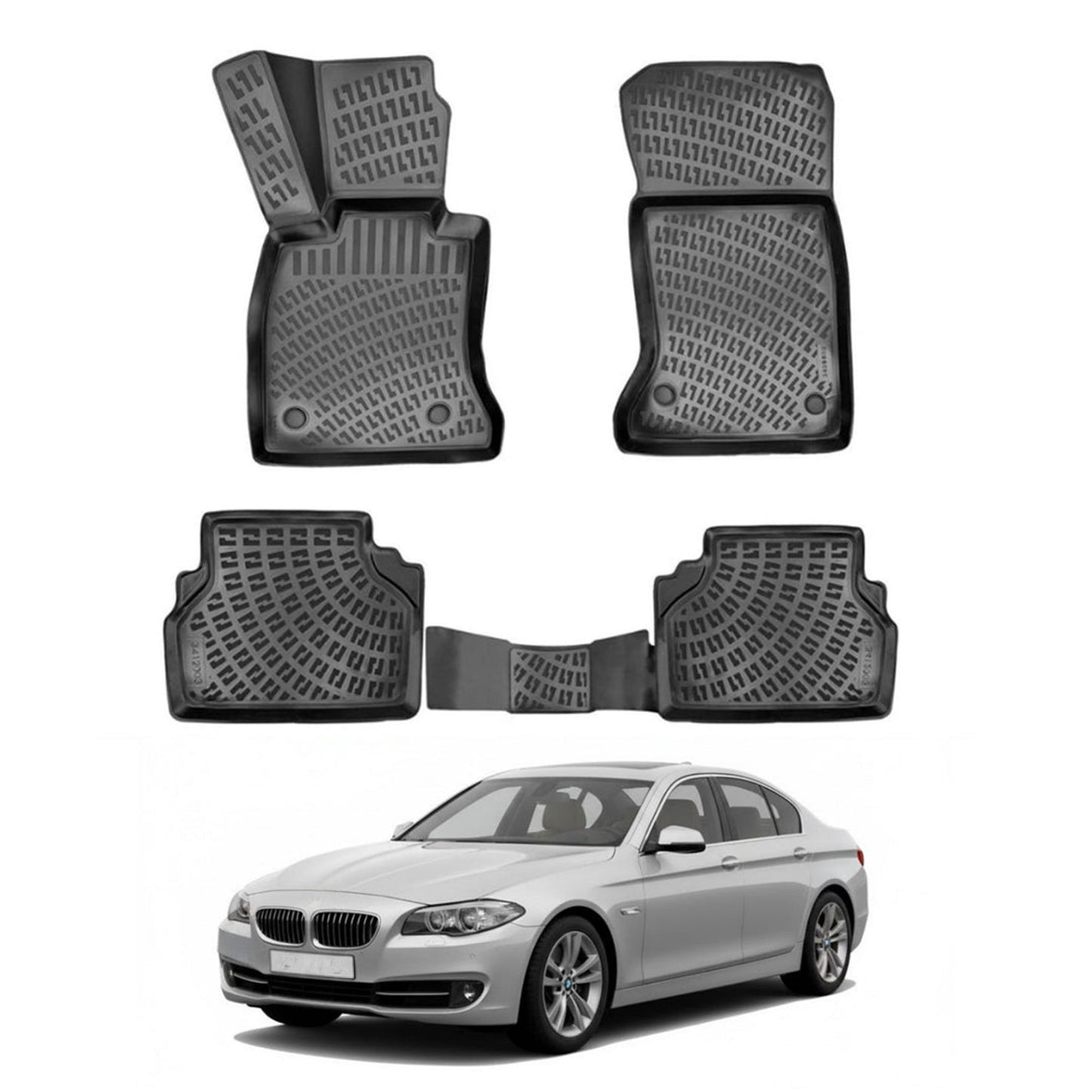 BMW 5 Series F10 Floor Mats 2010-2013 - Auto Accessory