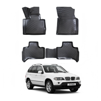 BMW X5 E53 Floor Mats 1999-2006, TPE All Weather, Non Slip Car Interior Floor Liner