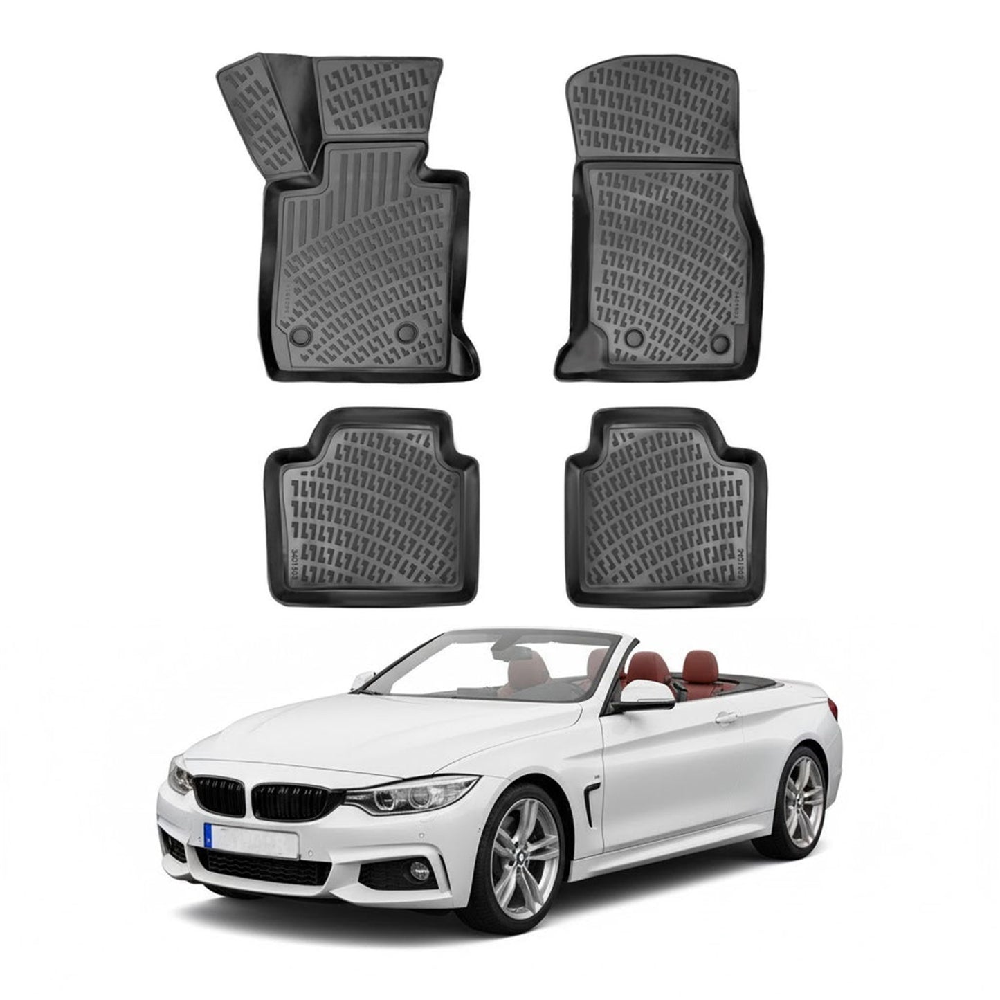 BMW 4 Series F33 Floor Mats 2013-2020 - Auto Accessory