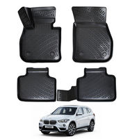 BMW X1 F48 Floor Mats 2015-2022, TPE All Weather, Non Slip Car Interior Floor Liner
