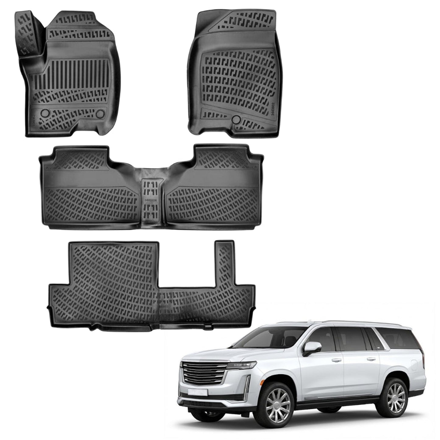 Cadillac Escalade ESV Floor Mats 2021-2026 - Auto Accessory