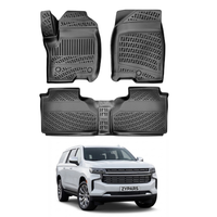 Chevrolet Suburban Floor Mats 2021-2026, TPE All Weather, Non Slip Car Interior Floor Liner