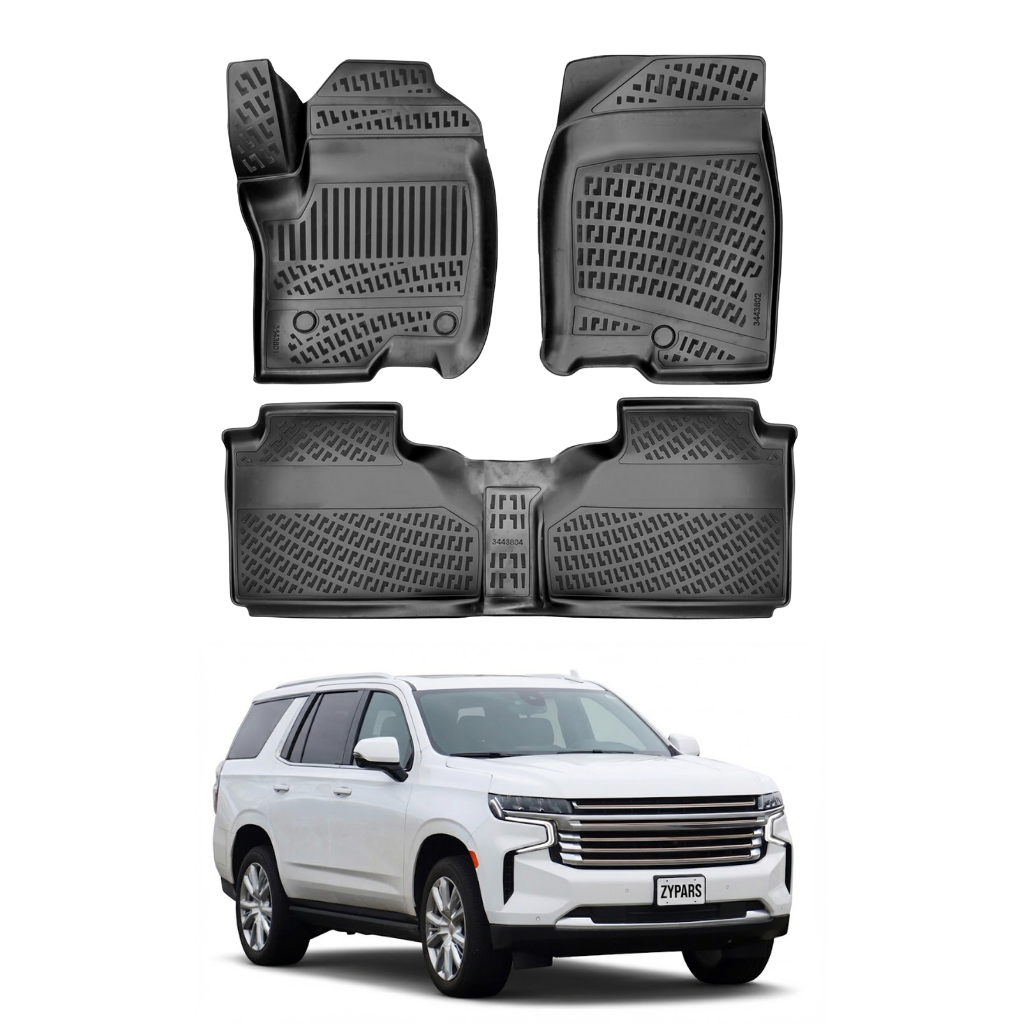 Chevrolet Tahoe 5 Seat Floor Mats 2020-2026
