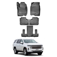 Chevrolet Tahoe 7 Seat Floor Mats 2020-2026