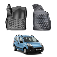 Citroen Nemo Floor Mats 2007-2026, TPE All Weather, Non Slip Car Interior Floor Liner
