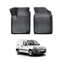 Citroen Berlingo Floor Mats 1998-2008, TPE All Weather, Non Slip Car Interior Floor Liner