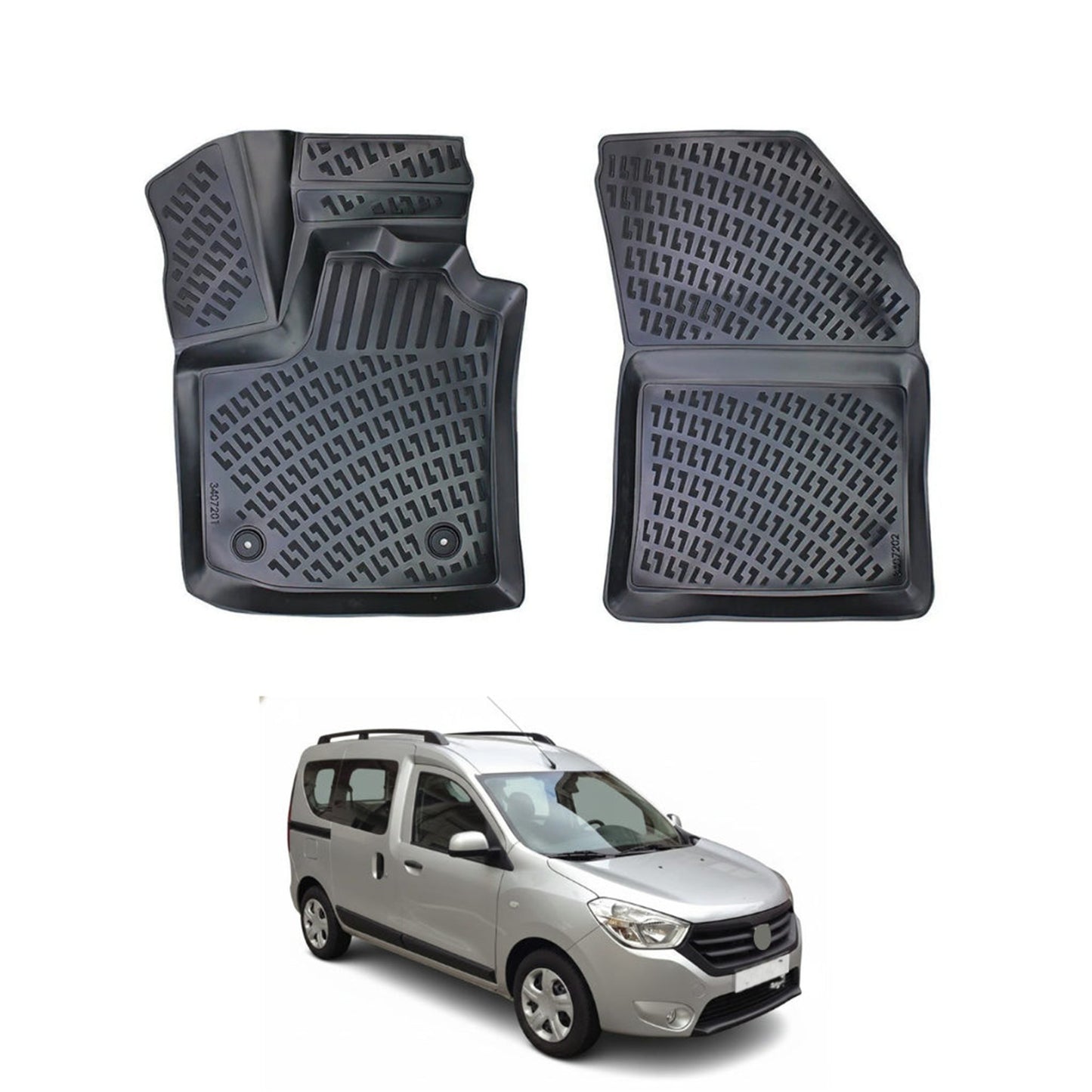Dacia Dokker Floor Mats 2012-2026 - Auto Accessory