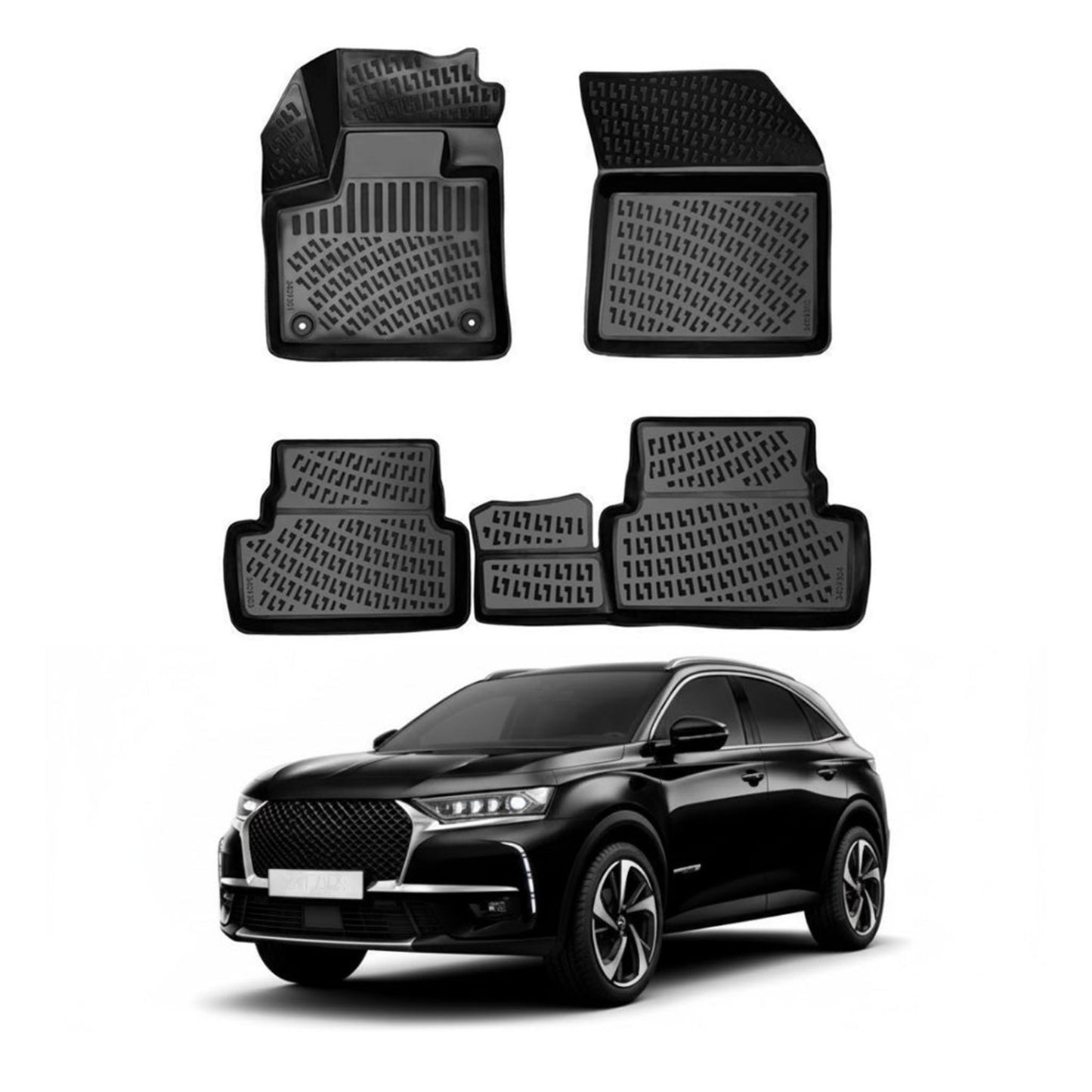 DS 7 Crossback Floor Mats 2017-2022 - Auto Accessory