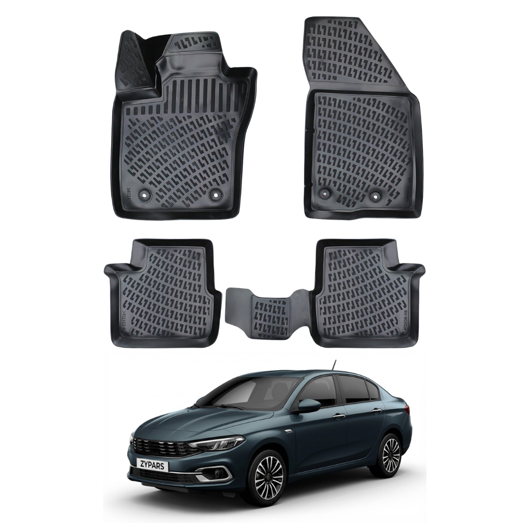 Fiat Egea Floor Mats 2015-2026 - Auto Accessory SKU: 0289