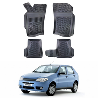 Fiat Palio Floor Mats 1996-2011, TPE All Weather, Non Slip Car Interior Floor Liner