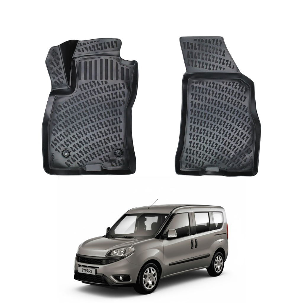 Fiat Doblo Floor Mats 2010-2015 - Auto Accessory SKU: 0325