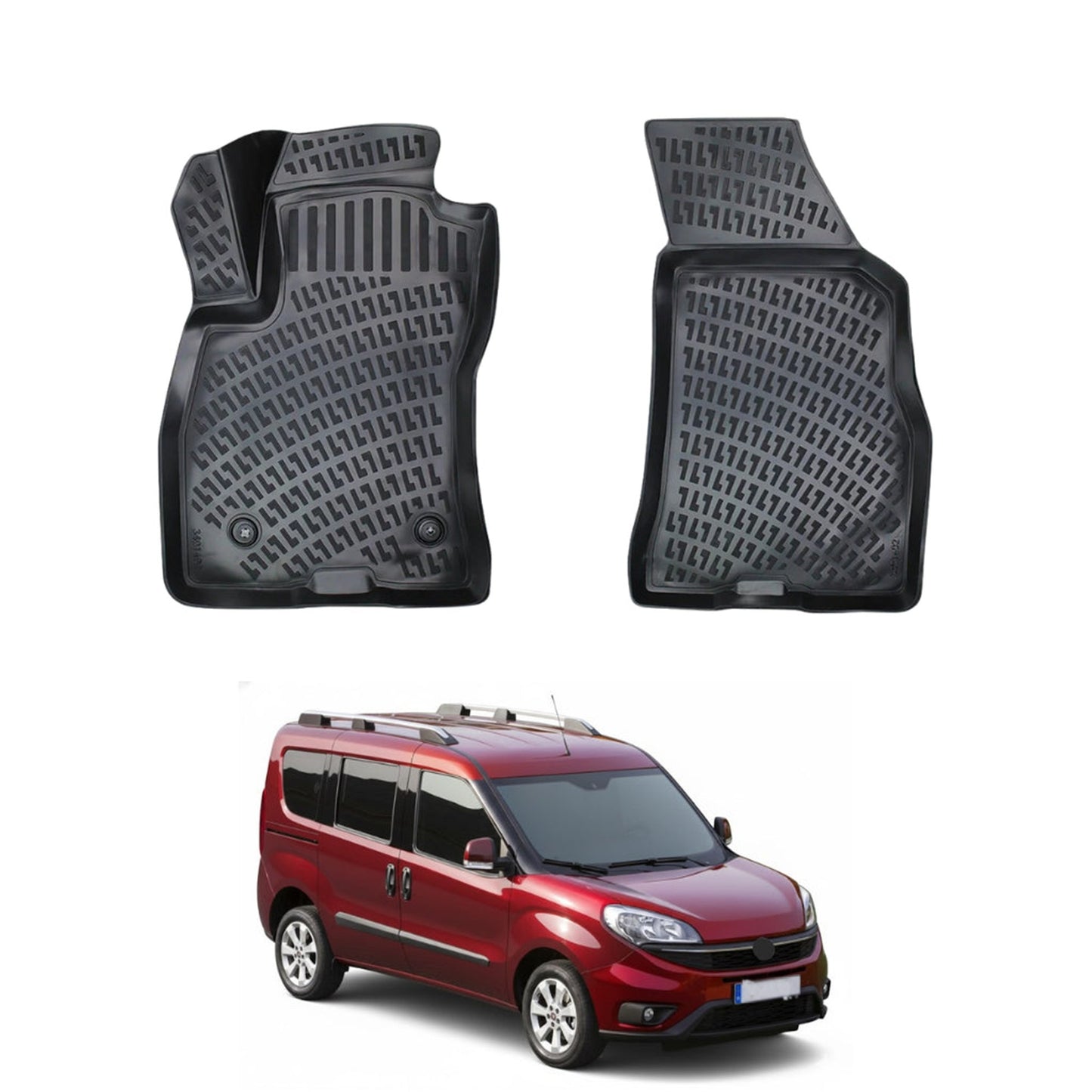 Fiat Doblo Floor Mats 2015-2022 - Auto Accessory