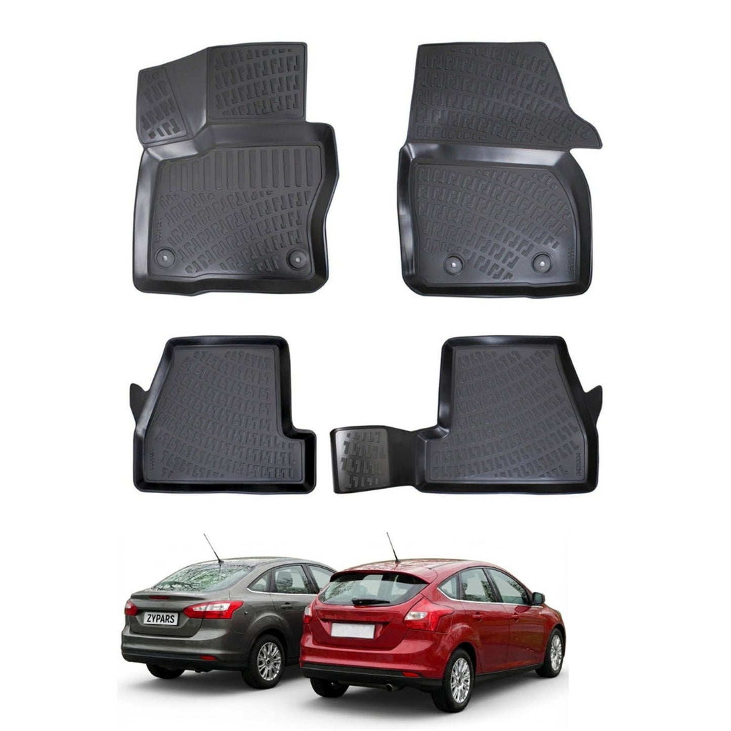 Ford Focus Floor Mats 2011-2014 - Auto Accessory