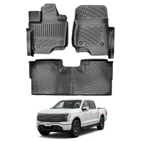 Ford F-150 Lightning Floor Mats 2022-2026, TPE All Weather, Non Slip Car Interior Floor Liner