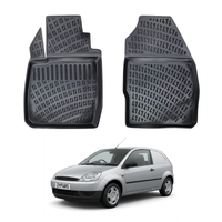 Ford Fiesta Floor Mats 2002-2008, TPE All Weather, Non Slip Car Interior Floor Liner