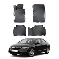 Honda Civic Floor Mats 2006-2012, TPE All Weather, Non Slip Car Interior Floor Liner