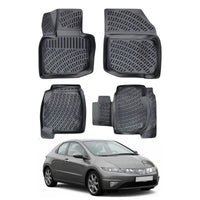Honda Civic Floor Mats 2006-2012, TPE All Weather, Non Slip Car Interior Floor Liner