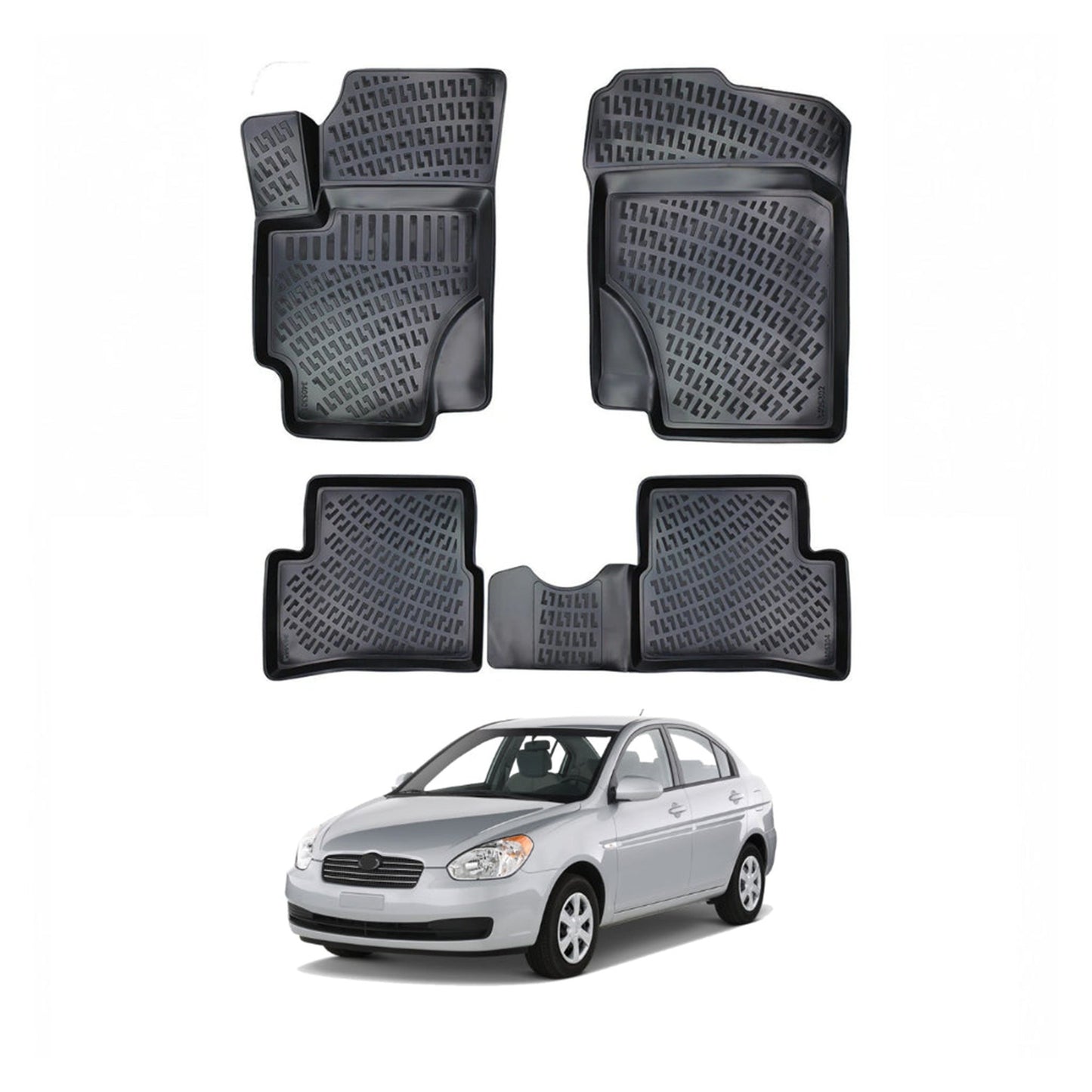Hyundai Accent Era Floor Mats 2006-2012 - Auto Accessory