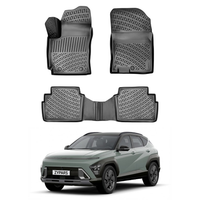 Hyundai Kona Floor Mats 2023-2026, TPE All Weather, Non Slip Car Interior Floor Liner