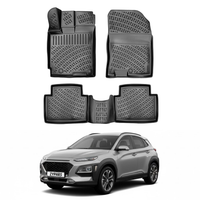 Hyundai Kona Floor Mats 2017-2026, TPE All Weather, Non Slip Car Interior Floor Liner