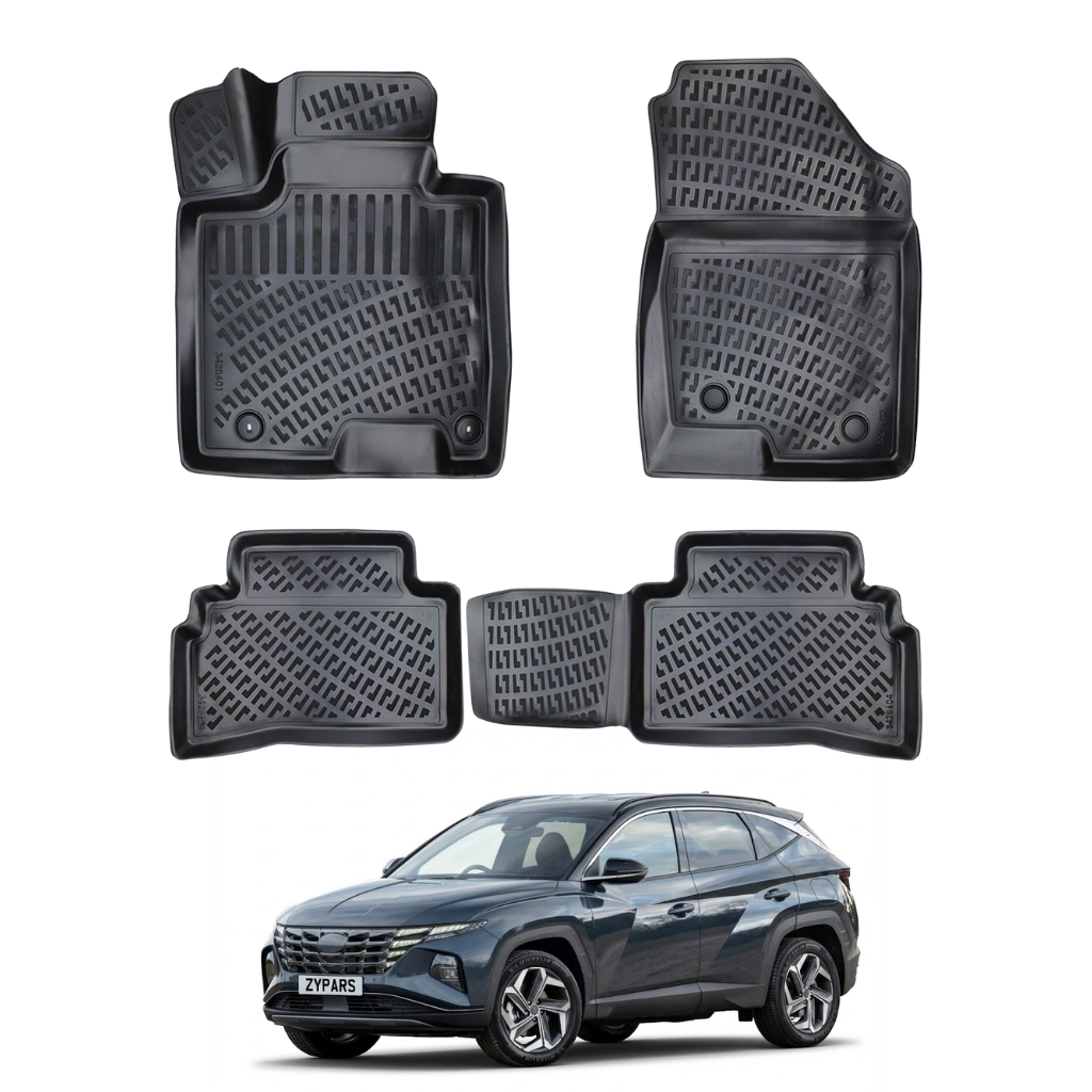 Hyundai Tucson Floor Mats 2021-2026 - Auto Accessory SKU: 0504
