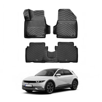 Hyundai Ioniq 5 Floor Mats 2021-2026, TPE All Weather, Non Slip Car Interior Floor Liner