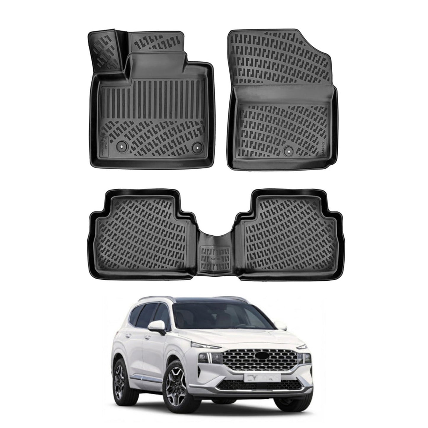 Hyundai Santa Fe Floor Mats 2020-2024 - Auto Accessory