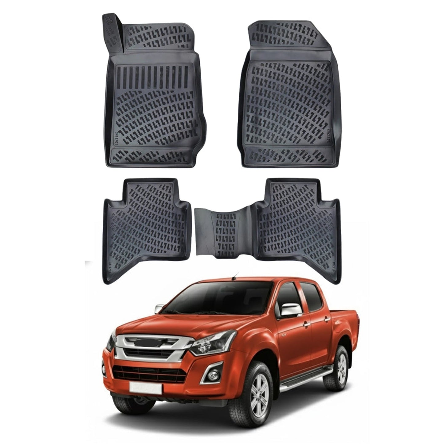 Isuzu D-Max Floor Mats 2012-2018 - Auto Accessory