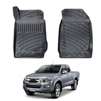 Isuzu D-Max Floor Mats 2012-2018, TPE All Weather, Non Slip Car Interior Floor Liner