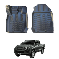 Isuzu D-Max Floor Mats 2019-2026, TPE All Weather, Non Slip Car Interior Floor Liner