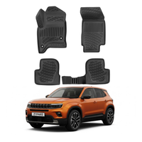 Jeep Avenger MHEV Floor Mats 2023-2026, TPE All Weather, Non Slip Car Interior Floor Liner