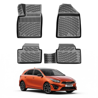 Kia Ceed Floor Mats 2022-2026, TPE All Weather, Non Slip Car Interior Floor Liner