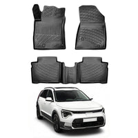 Kia Niro Floor Mats 2022-2026, TPE All Weather, Non Slip Car Interior Floor Liner