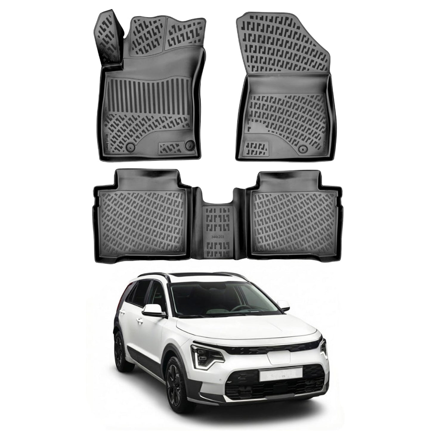 Kia Niro Floor Mats 2022-2026 - Auto Accessory SKU: 0554