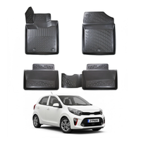 Kia Picanto Floor Mats 2017-2026, TPE All Weather, Non Slip Car Interior Floor Liner