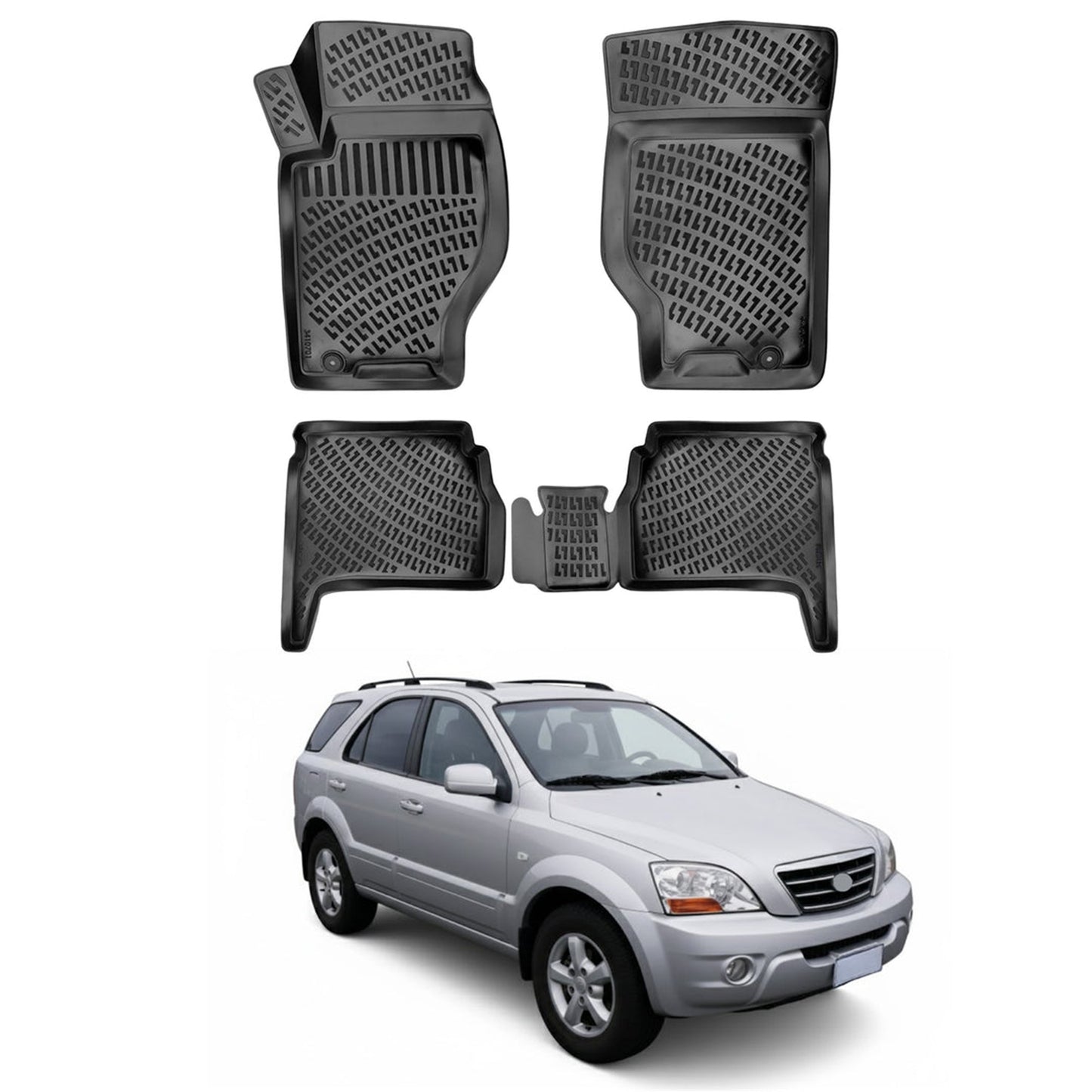 Kia Sorento Floor Mats 2002-2009 - Auto Accessory