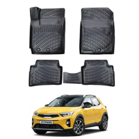 Kia Stonic Floor Mats 2017-2026, TPE All Weather, Non Slip Car Interior Floor Liner