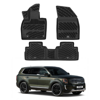 Kia Telluride Floor Mats 2020-2026, TPE All Weather, Non Slip Car Interior Floor Liner