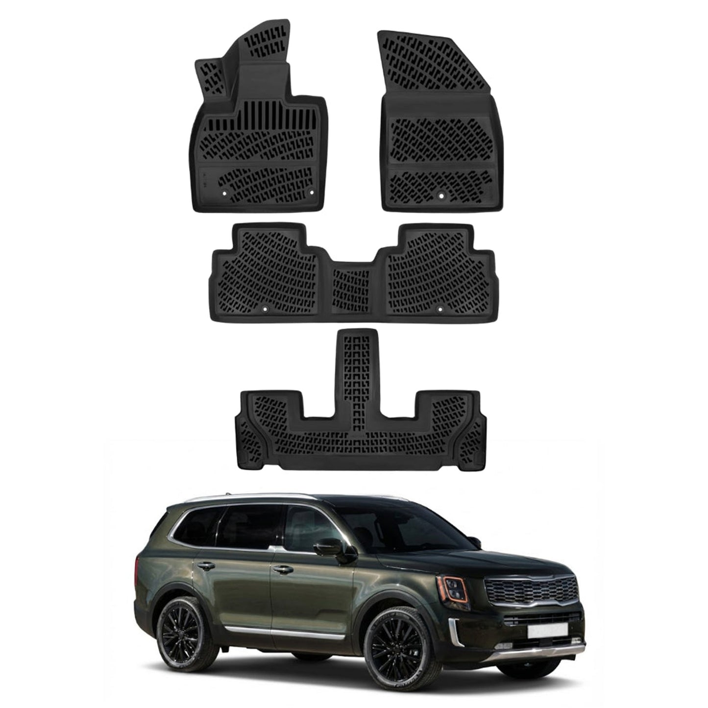 Kia Telluride Floor Mats 2020-2026 - Auto Accessory