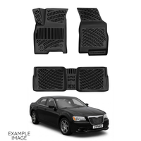 Lancia Thema LX Floor Mats 2011-2015, TPE All Weather, Non Slip Car Interior Floor Liner