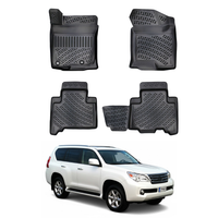 Lexus GX 460 Floor Mats 2009-2026, TPE All Weather, Non Slip Car Interior Floor Liner