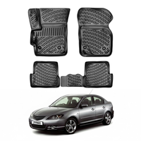 Mazda 3 Floor Mats 2003-2009, TPE All Weather, Non Slip Car Interior Floor Liner