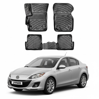 Mazda 3 Floor Mats 2009-2013, TPE All Weather, Non Slip Car Interior Floor Liner