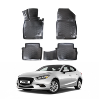 Mazda 3 Floor Mats 2013-2019, TPE All Weather, Non Slip Car Interior Floor Liner