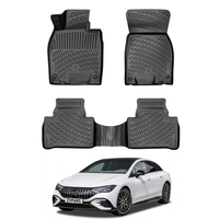 Mercedes EQE Floor Mats 2022-2026, TPE All Weather, Non Slip Car Interior Floor Liner
