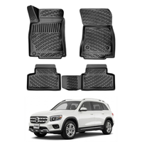 Mercedes GLB Floor Mats 2019-2026, TPE All Weather, Non Slip Car Interior Floor Liner