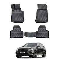 Mercedes GLC X253 Floor Mats 2015-2022, TPE All Weather, Non Slip Car Interior Floor Liner