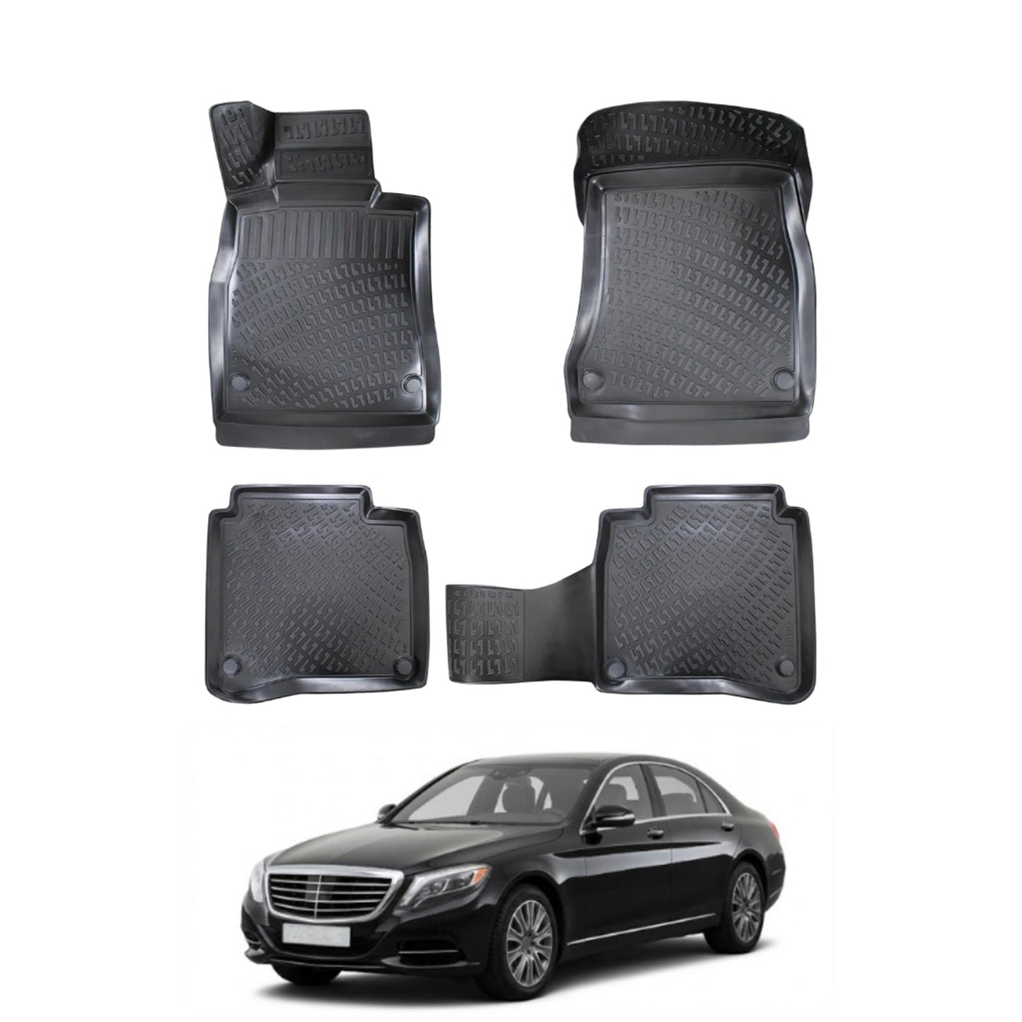 Mercedes S Class W222 Floor Mats 2014-2020 - Auto Accessory