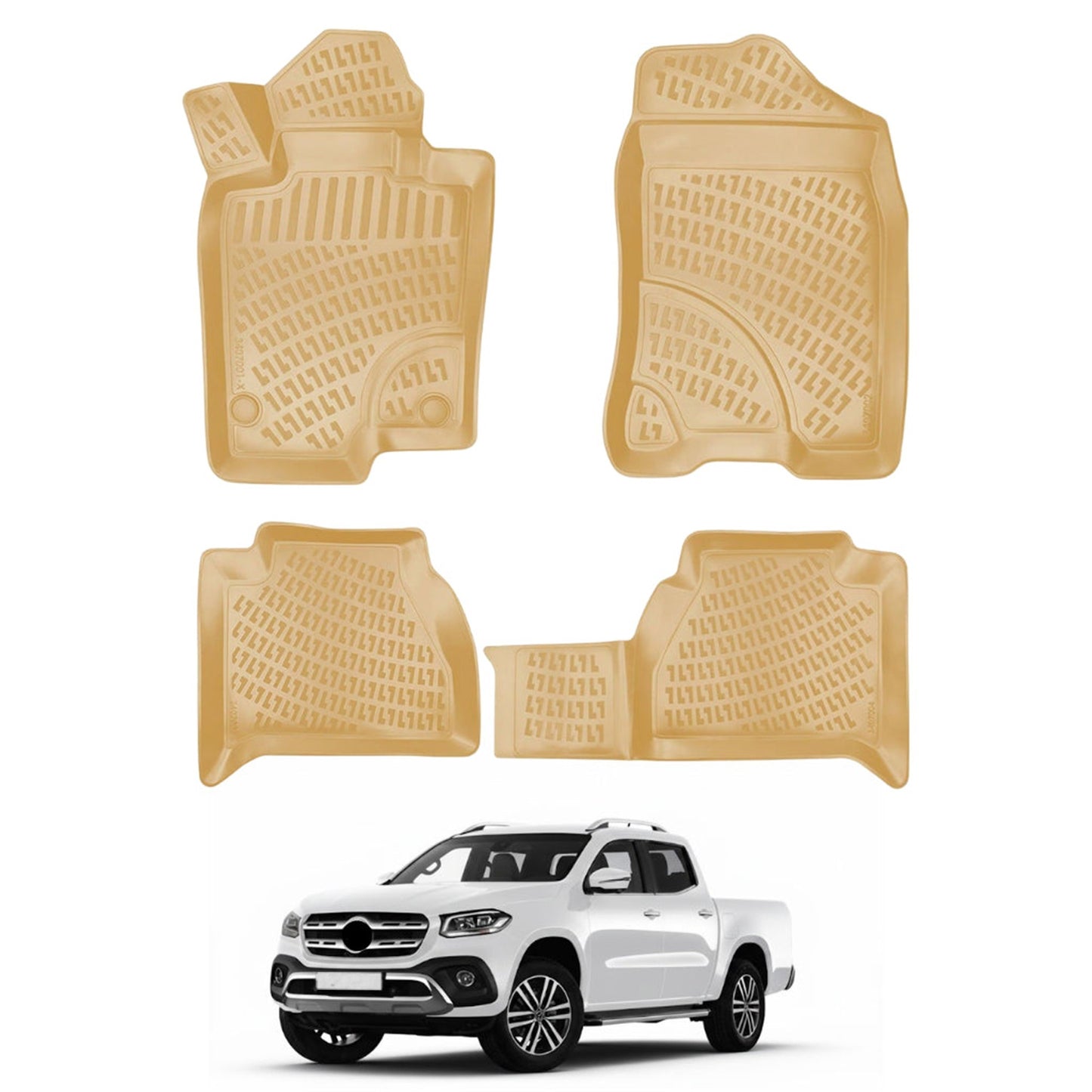 Mercedes X-Class Floor Mats 2017-2026 - Auto Accessory